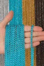 Bukle Zincir Serisi Simli İp Perde - Görsel 9