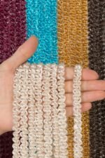 Bukle Duble Zincir Serisi Simli İp Perde - Görsel 5