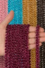 Bukle Duble Zincir Serisi Simli İp Perde - Görsel 11