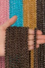 Bukle Duble Zincir Serisi Simli İp Perde - Görsel 10