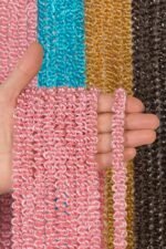 Bukle Duble Zincir Serisi Simli İp Perde - Görsel 15