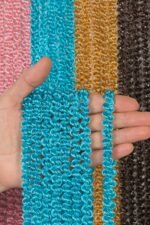 Bukle Duble Zincir Serisi Simli İp Perde - Görsel 13