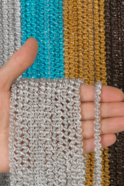 bukle zincir serisi simli İp perde