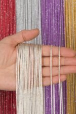 Kalın Zincir Serisi Simli İp Perde - Görsel 13