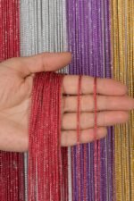 Kalın Zincir Serisi Simli İp Perde - Görsel 6