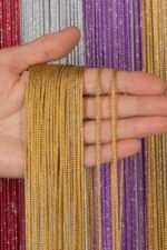 Kalın Zincir Serisi Simli İp Perde - Görsel 10