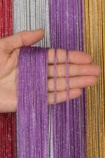 Kalın Zincir Serisi Simli İp Perde - Görsel 8