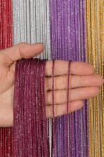 Kalın Zincir Serisi Simli İp Perde - Görsel 5