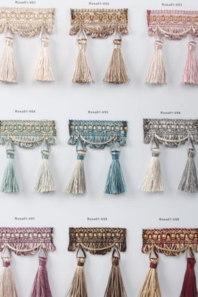 perde püskül rosa 07 İthal saçak