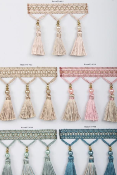 perde püskül rosa 07 İthal saçak