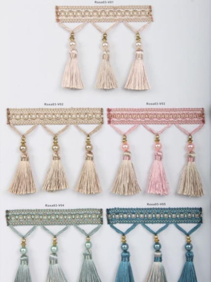 perde püskül rosa 07 İthal saçak