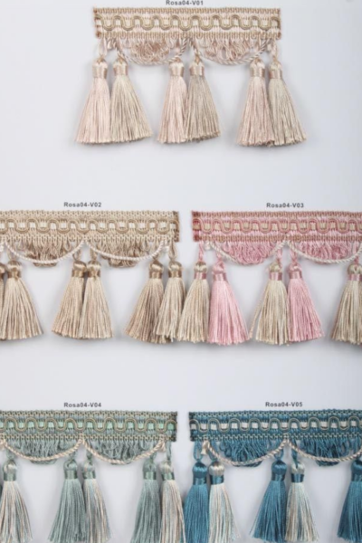 perde püskül rosa 07 İthal saçak