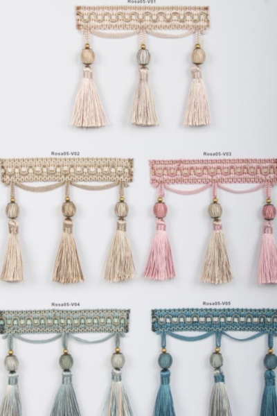 perde püskül rosa 07 İthal saçak