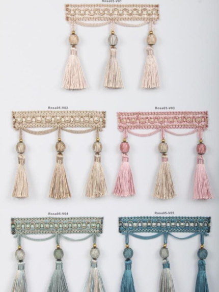 perde püskül rosa 07 İthal saçak