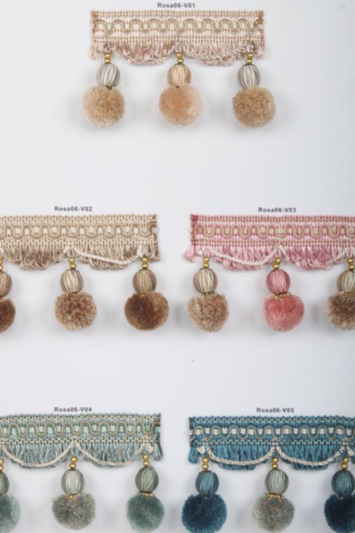 perde püskül rosa 07 İthal saçak