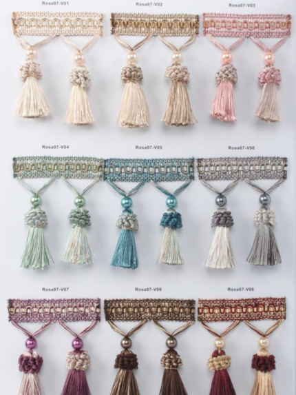 perde püskül rosa 07 İthal saçak