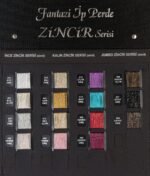 Kalın Zincir Serisi Simli İp Perde - Görsel 17