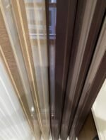 Kahve - Beyaz Tül Dikey Perde - Görsel 2