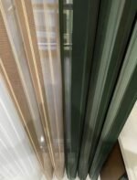 Yeşil - Kahve - Beyaz Tül Dikey Perde - Görsel 2