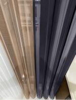 Lacivert - Kahve - Beyaz Tül Dikey Perde - Görsel 2