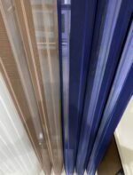 Kahve - Beyaz - Lacivert Tül Dikey Perde - Görsel 2