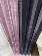 Lacivert - Pembe - Beyaz Tül Dikey Perde - Görsel 2