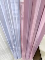 Mor - Beyaz - Lila Tül Dikey Perde - Görsel 2