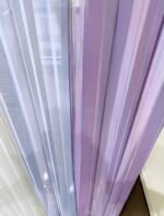 Lila - Beyaz - Mor Tül Dikey Perde - Görsel 2