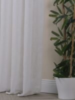 Doğal Keten Tül Perde - Görsel 6