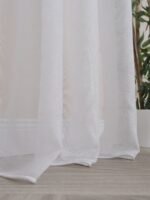 Simli Foldet Tül Perde - Görsel 3