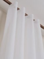 Simli Foldet Tül Perde - Görsel 2